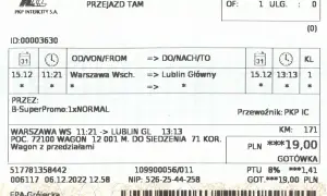 Bilet w pociągu PKP Intercity: Czy to możliwe? Uniknij kary!